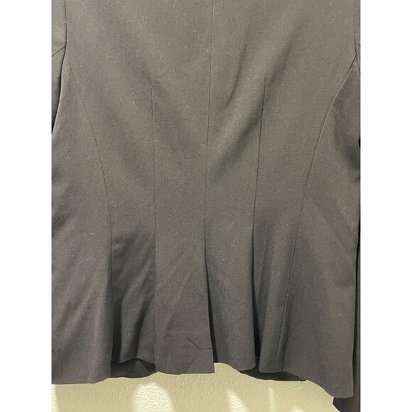 XOXO Women’s Black Blazer Size L Single Button Office Work Jacket - Picture 8 of 12